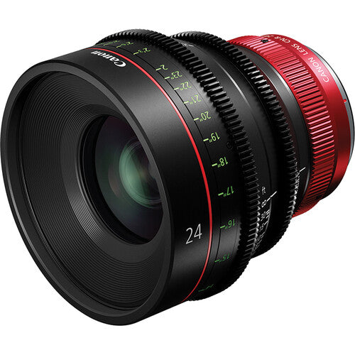 Canon CN-R 24mm T1.5 L F Cinema Prime Lens for RF Mount - Professional 4K Video & Film Production, Perfect for DSLR Cameras, Cinematography, and Studio Shooting