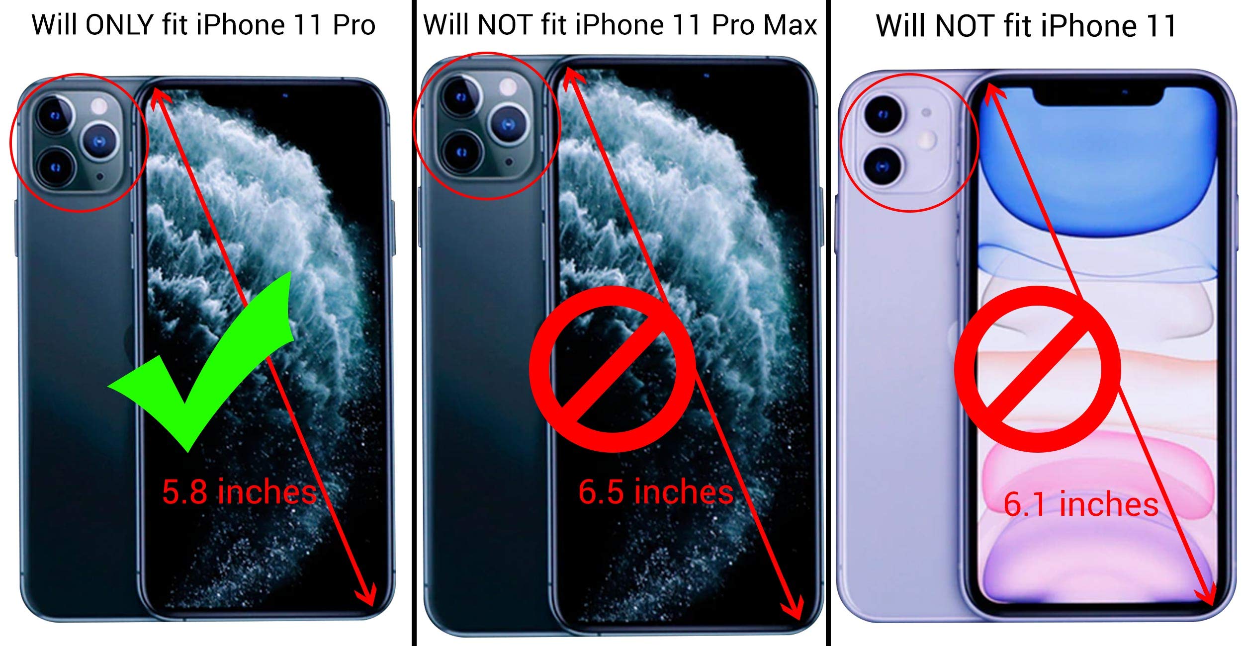 Slim Fit ClearGuard Series iPhone 11 Pro Case - Shockproof Protective Cover with HD Clarity | Perfect for Everyday Use, Travel & Outdoor Activities
