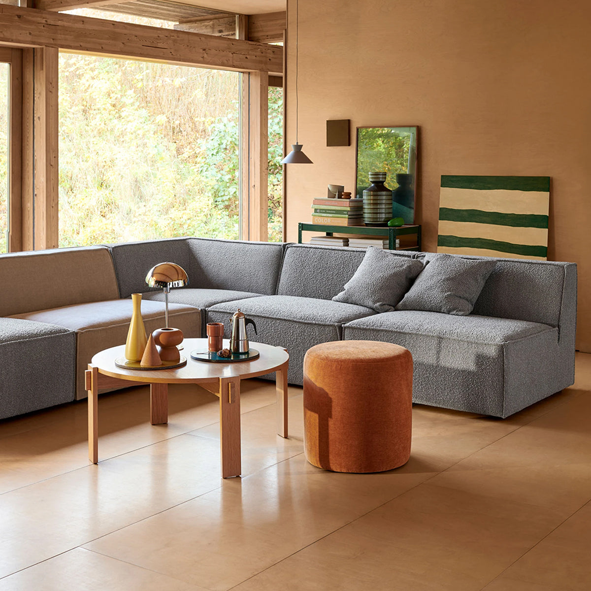 Maya Warm Grey Boucle