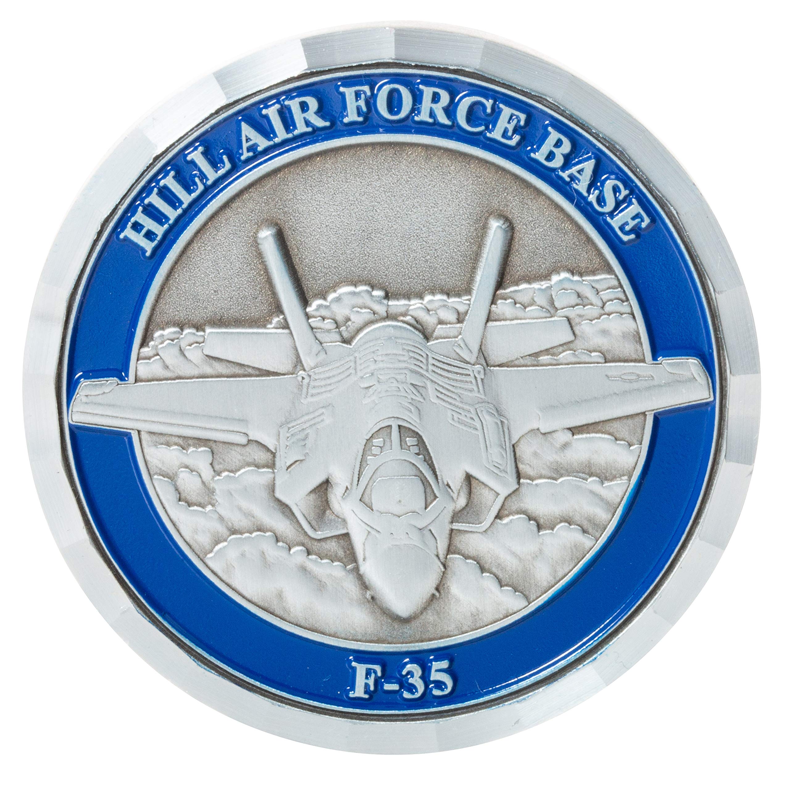 USAF Hill Air Force Base F-35 Challenge Coin - Military Collectible Gift for Veterans, Airmen & Aviation Enthusiasts - Perfect for Display, Commemoration & Military Appreciation Events
