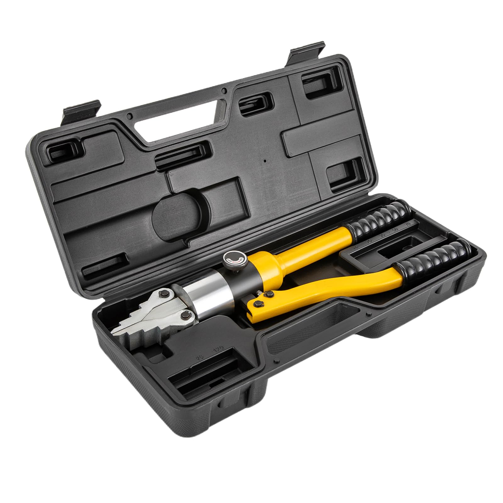 YQ-30 Hydraulic Spreader - 8 Ton Portable Hand-Held Manual Flange Splitter & Expander Tool Kit (Yellow) | Ideal for Pipe Flange Separation, Mechanical Repair, and Industrial Maintenance