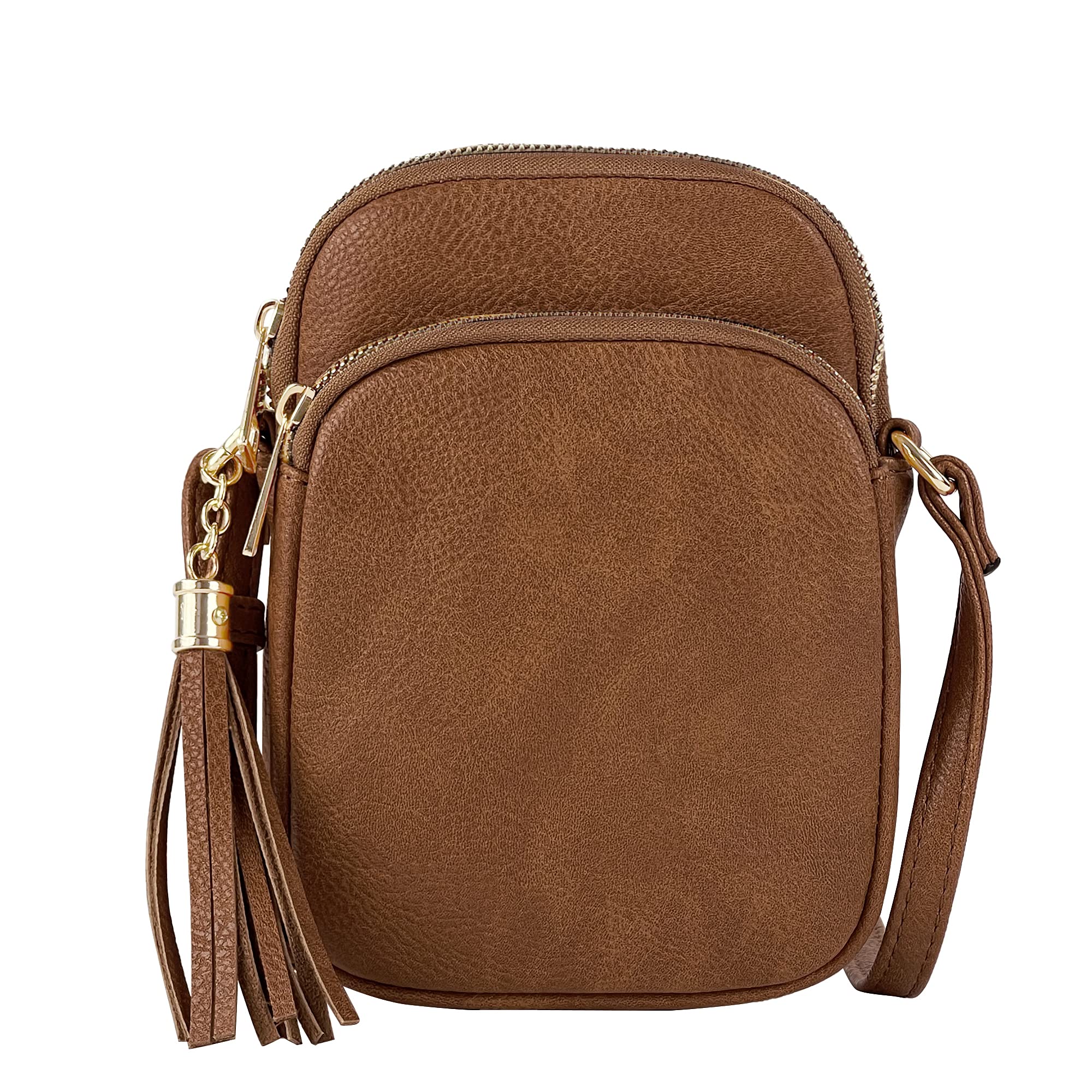 Stylish Mali + Lili Josie Triple Zip Crossbody Bag for Women | Fashionable Shoulder Purse for Daily Use, Travel & Work