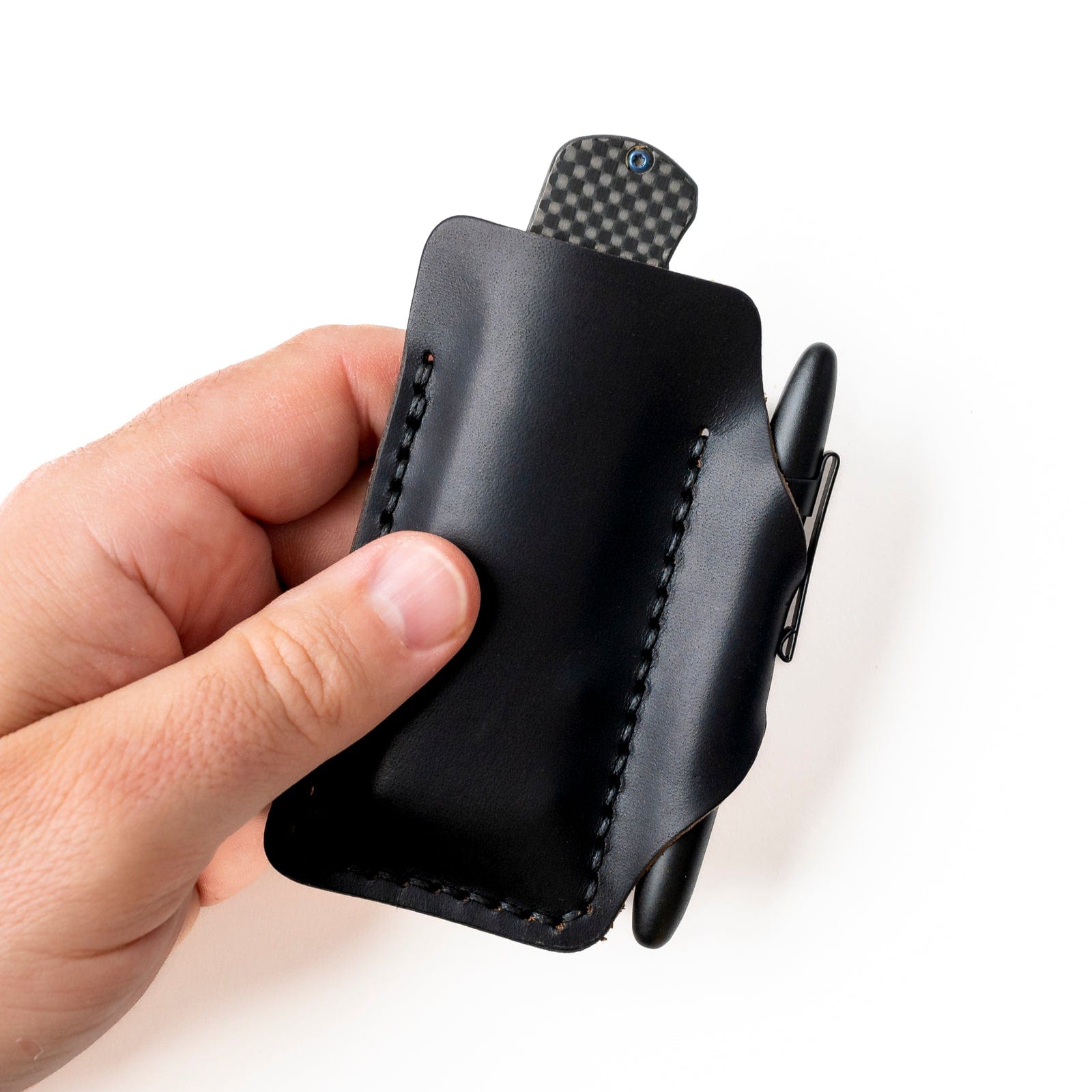 Premium Leather EDC Pocket Organizer - Slim Wallet & Multi-Tool Holder for Everyday Carry (EDC) | Perfect for Men's Wallets, Credit Cards, Keys & Small Essentials | Ideal for Outdoor, Travel & Daily Use