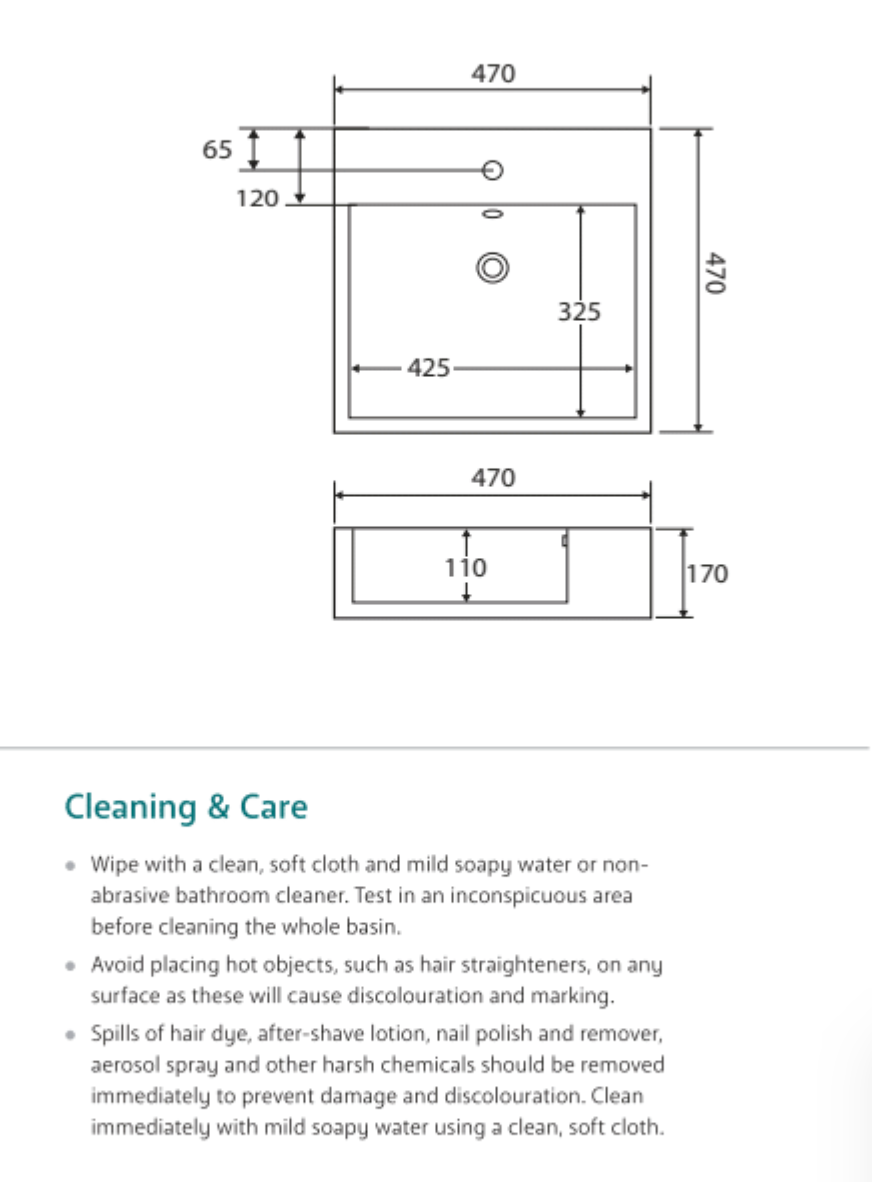 Fienza Helen RB71 1 Tap Hole Gloss White Above Counter Bathroom Sink - Perfect for Modern Vanities, Guest Bathrooms & Powder Rooms
