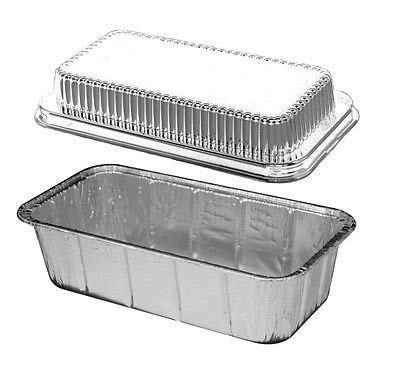 Heavy Duty Handi-Foil 2 lb Aluminum Foil Loaf Bread Pans with Dome Lids - Pack of 50 | Commercial Grade HFA #316 | Perfect for Baking, Meal Prep & Food Storage