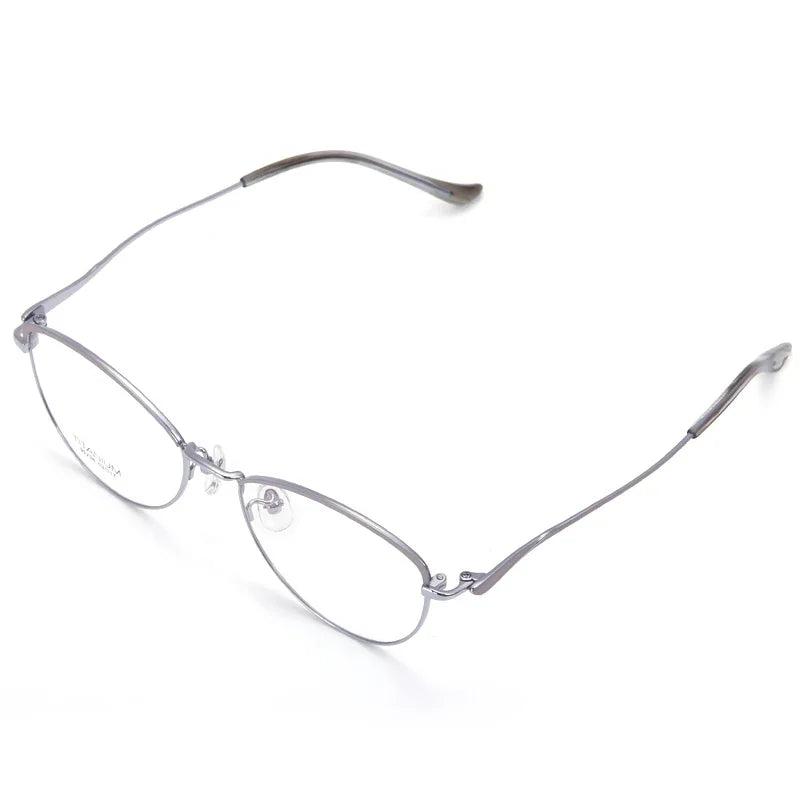 Stylish Aror Women's Oval Cat Eye Glasses - Lightweight Titanium Acetate Frame (Model 95238) | Perfect for Office, Reading & Fashion Accessories