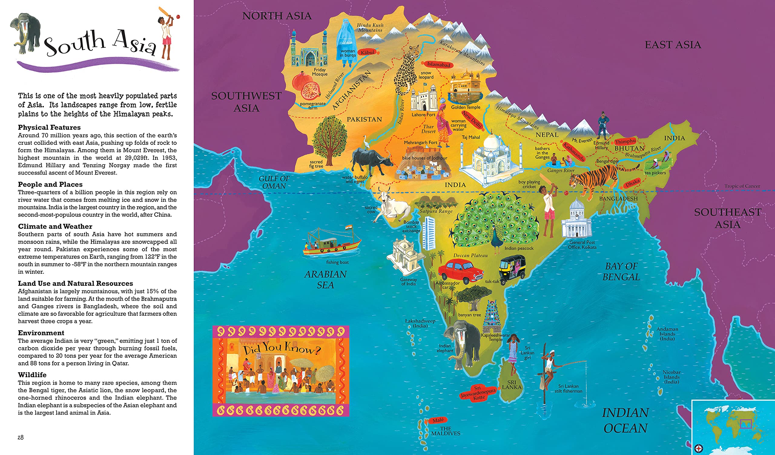 Barefoot Books World Atlas - Explore the World with Kids | Educational Geography Book for Children | Perfect for Homeschooling & Classroom Learning