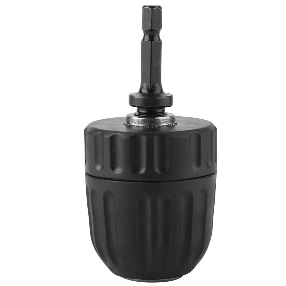 0.8-10mm Keyless Drill Chuck - Self-Locking Chuck for Electric Hammer & Impact Drill (1.5-10mm) with Included Key - Perfect for DIY Projects, Woodworking, and Metal Drilling