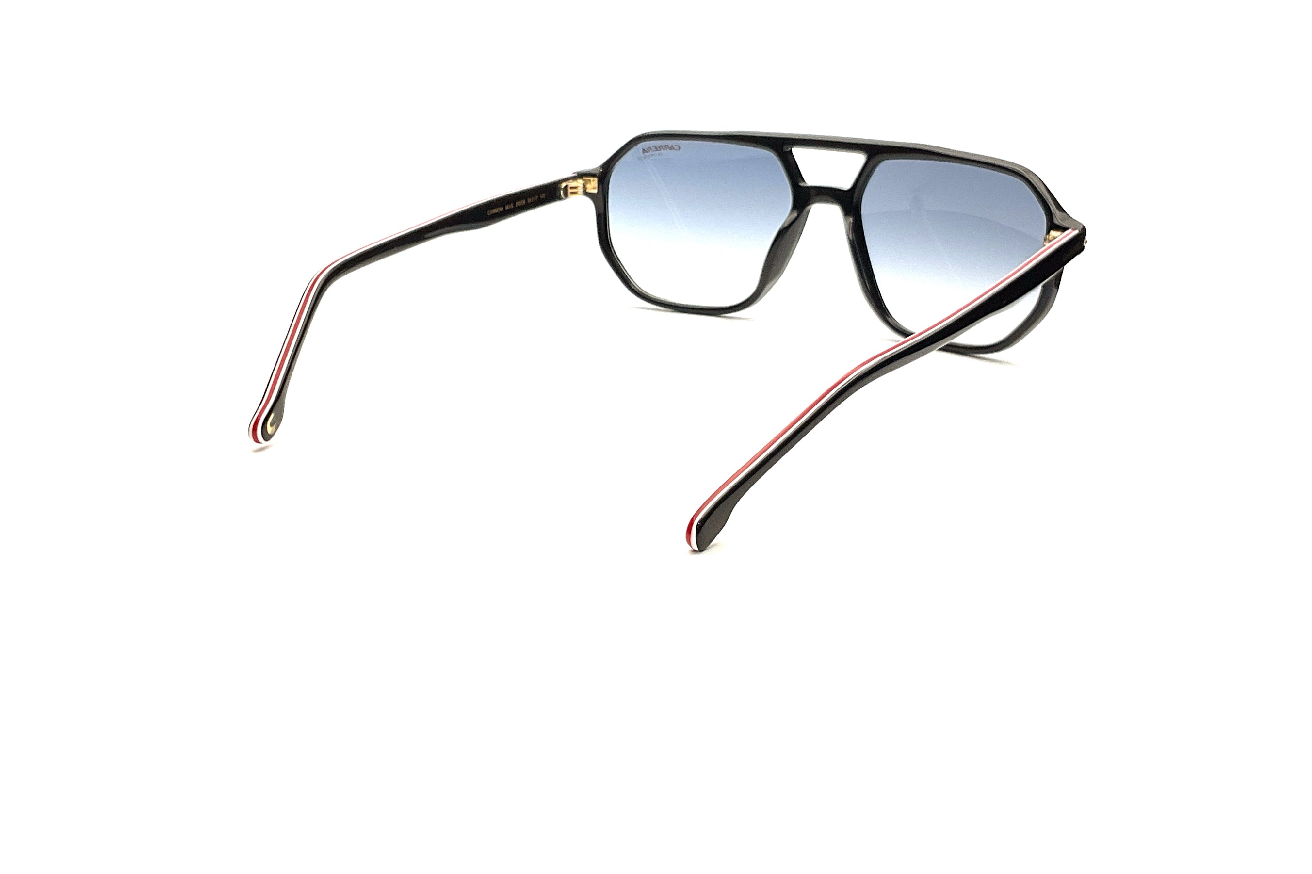 Carrera 341/S Sunglasses - Black & Gold Aviator Style for Men & Women - Perfect for Driving, Outdoor Sports & Fashion Accessories