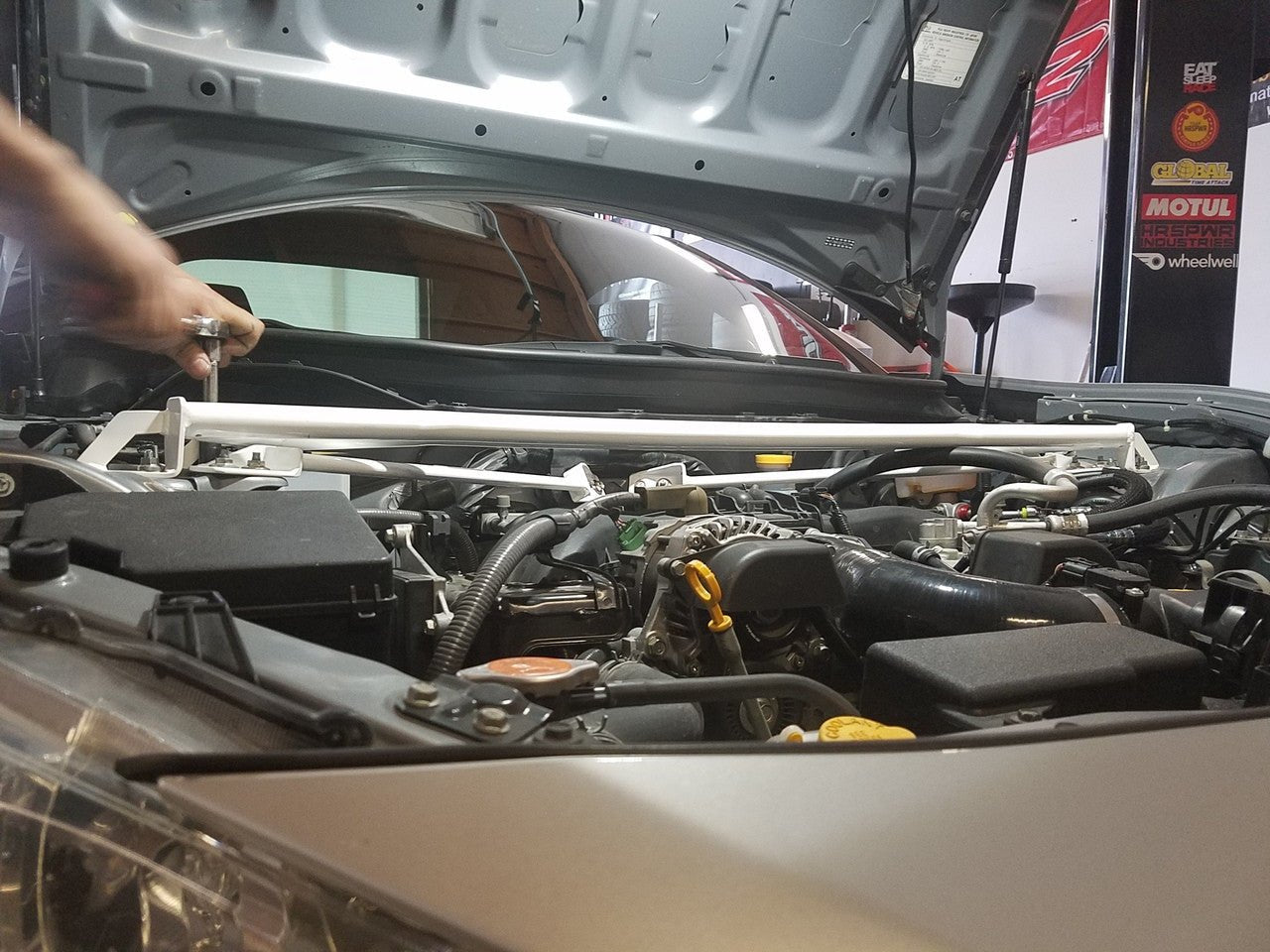 Ultra Racing Front Strut Bar for Toyota GT86/Scion FRS/Subaru BRZ (2013-2021) - Improve Handling & Stability - Perfect for Track Days & Performance Driving