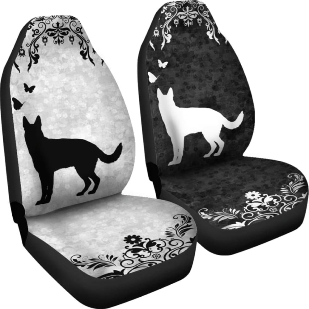 Premium Berger Blanc Suisse Car Seat Covers - Universal Fit, Waterproof & Durable Protection for Cars, SUVs & Trucks - Perfect for Pet Owners, Travel & Outdoor Adventures