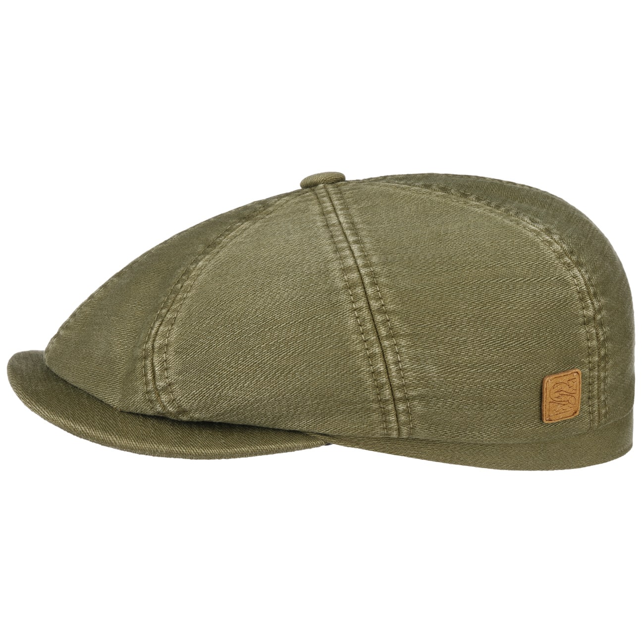 Stetson Hatteras Cotton x The Feebles Flat Cap - Classic Men's Summer Hat for Outdoor Activities, Golf, and Casual Wear
