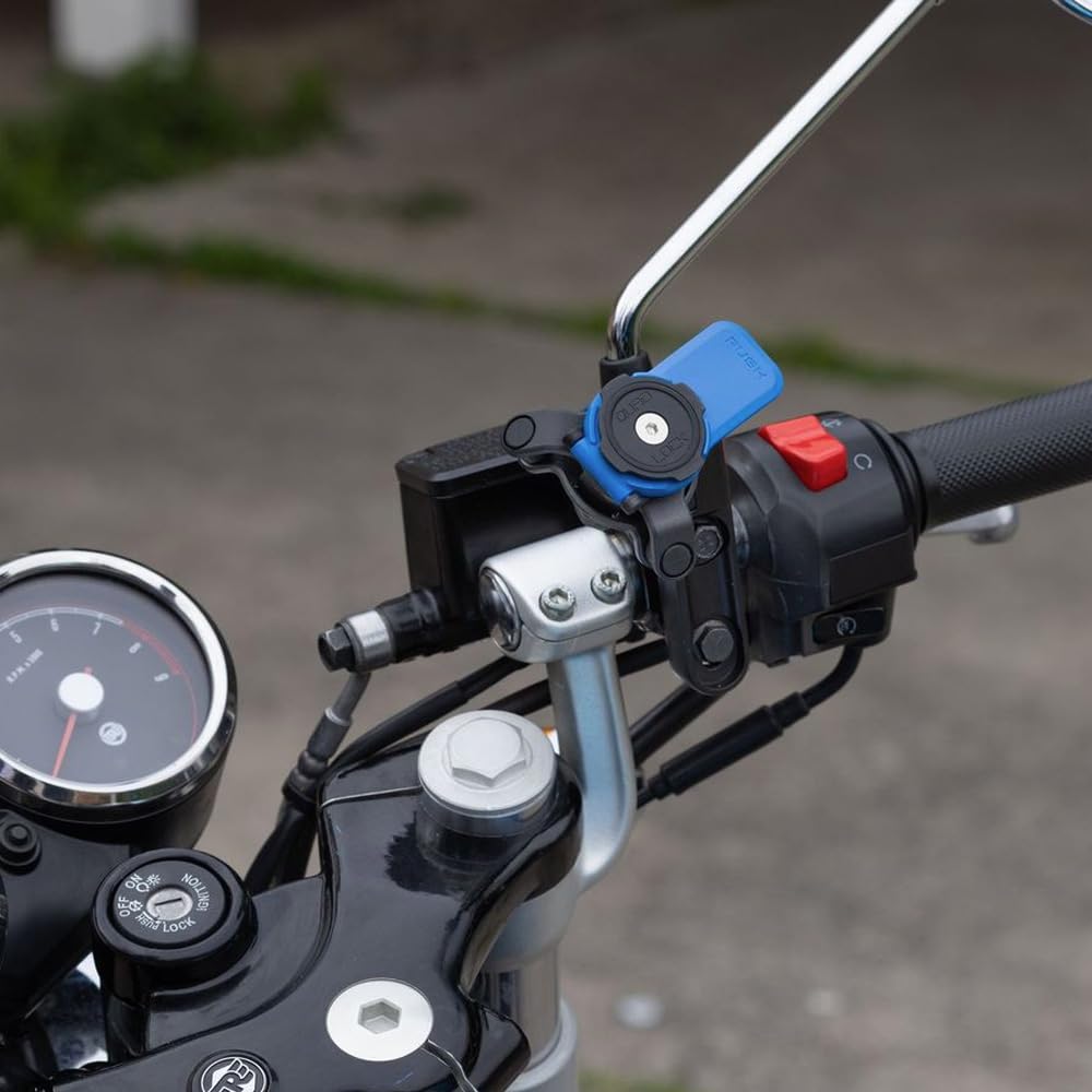 Quad Lock Motorcycle Phone Mount Kit - Vibration Dampener & Galaxy S24 Ultra MAG Case | Secure Phone Holder for Brake/Clutch | Perfect for Adventure Riding, Commuting & GPS Navigation