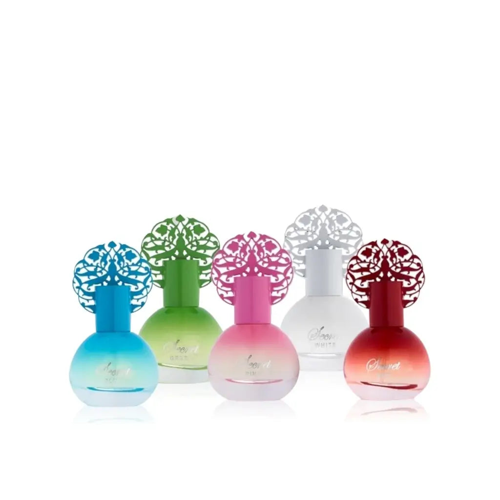Secret Collection Eau de Parfum Set - 5 x 30ml Luxury Perfume Gift Set for Women, Perfect for Daily Wear, Special Occasions & Romantic Dates
