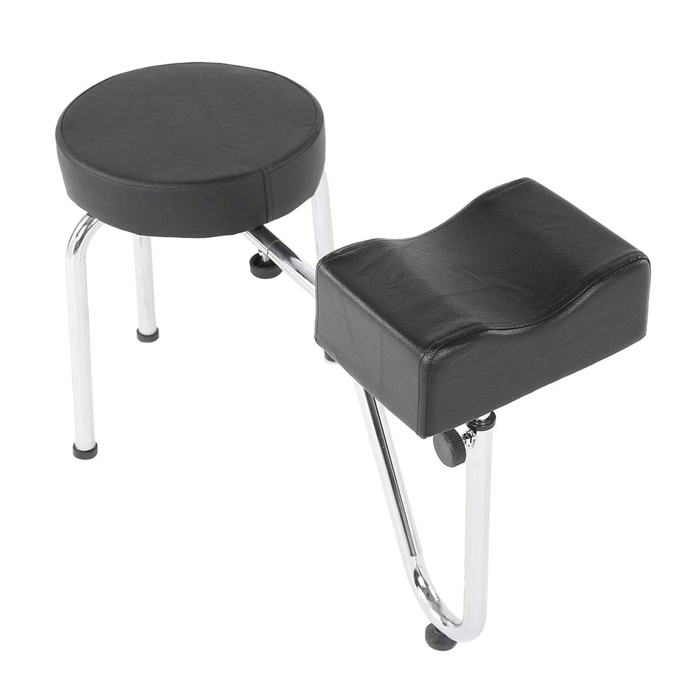 **Adjustable Pedicure Stool with PU Leather Footrest - Ergonomic Manicure Nail Station for Spa & Beauty Salon - Perfect for Pedicures, Nail Art & Salon Treatments**    *(Optimized for Google SEO, includes usage scenarios: pedicures, nail art, salon treatments)*
