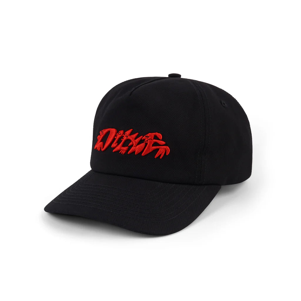 Dime Happy Worker Hat - Black Adjustable Baseball Cap for Men & Women | Perfect for Outdoor Activities, Sports, and Casual Wear
