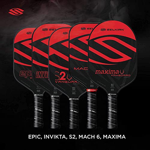Selkirk Vanguard Hybrid X5 & X6 Core Pickleball Paddles - Carbon Fiber Lightweight & Midweight Pickleball Rackets | USA-Made for Competitive Play & Recreational Games | Perfect for Tournaments, Backyard Fun & Club Play