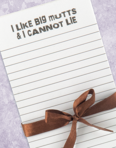 Big Mutts Shopping List Pads - Premium Notepad for Grocery Lists & Errands - Perfect for Kitchen, Office & Home Organization
