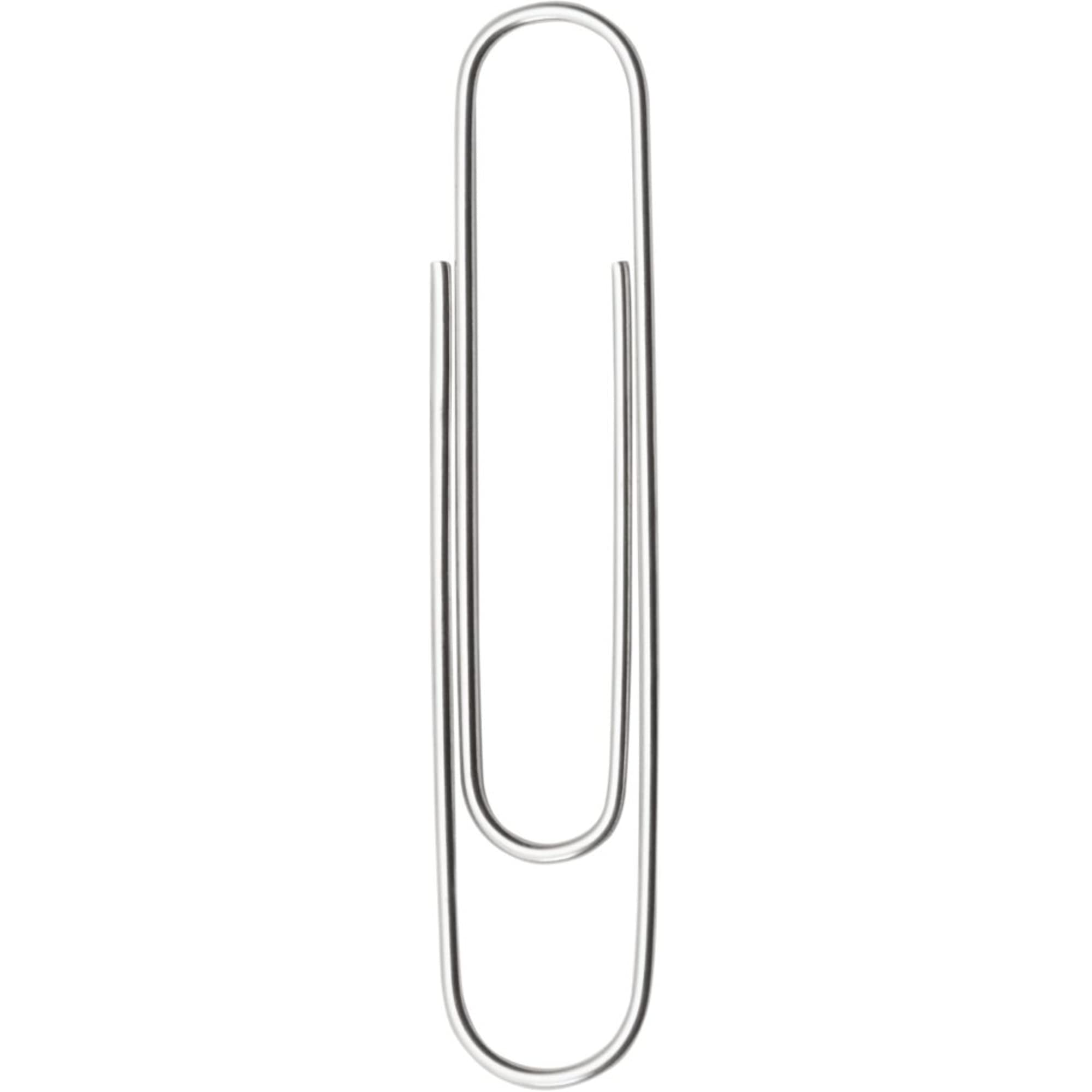 ACCO Jumbo Smooth Paper Clips - 100 Clips per Box (72580) - Perfect for Office, School & Home Organization