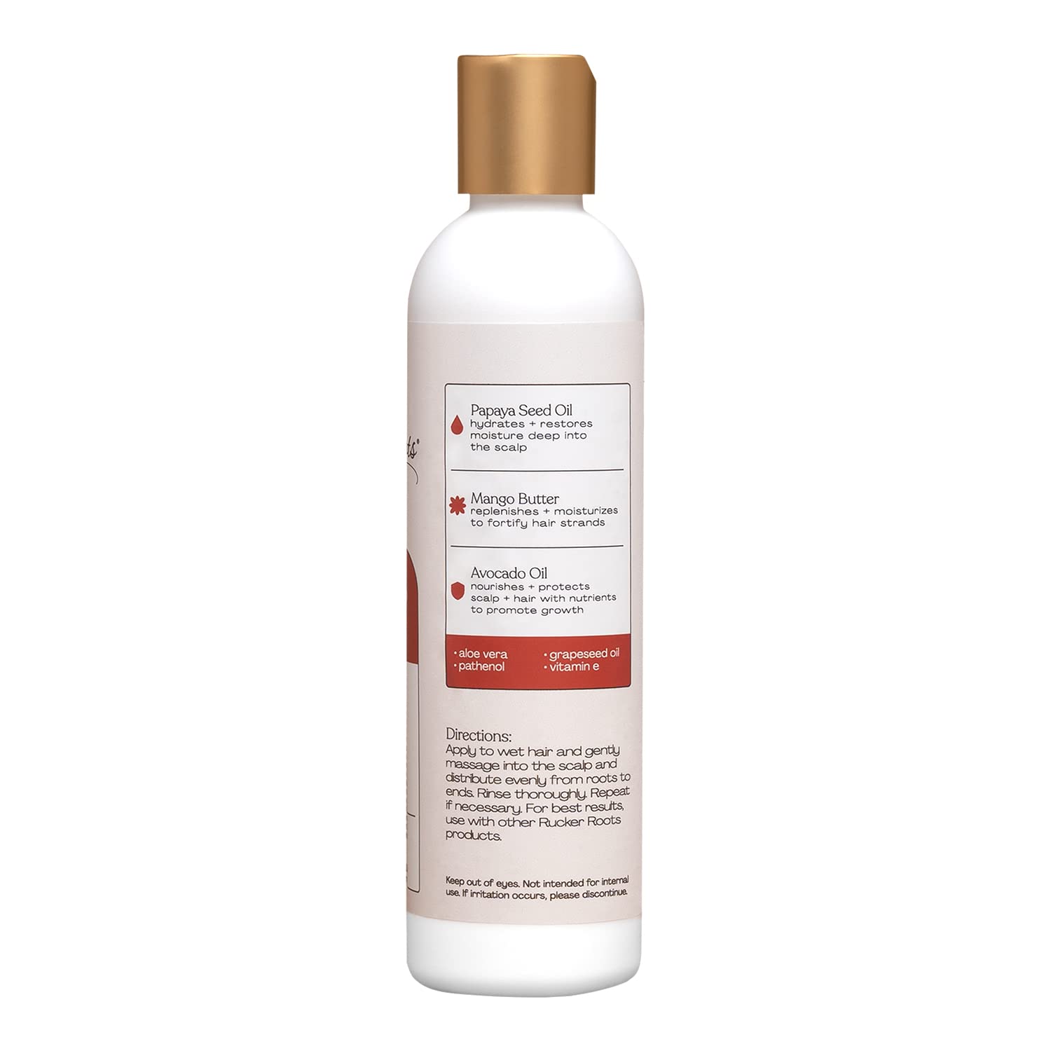 Rucker Roots Nourish & Restore Hair Mask with Papaya & Mango - Deep Conditioning Treatment for Natural Hair - Perfect for Wash Day & Mother's Day Gift Set