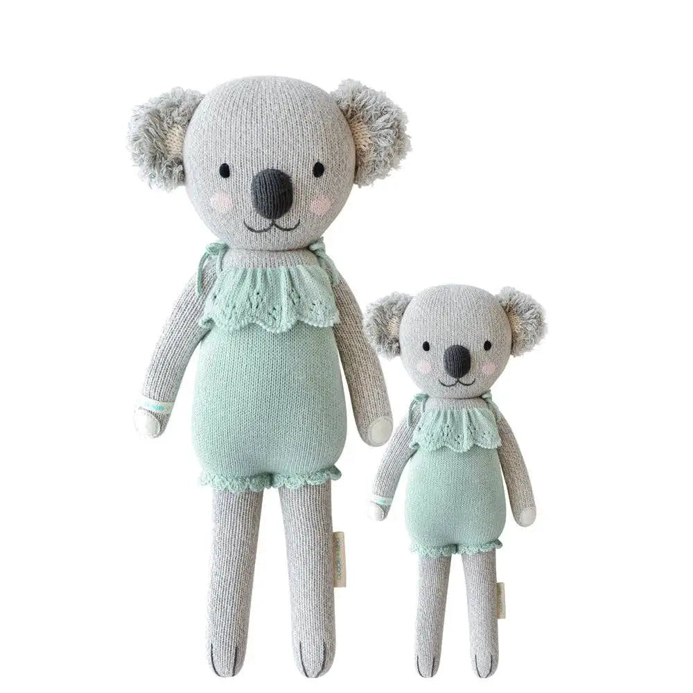 Cuddle + Kind Claire The Koala Plush Toy - Soft Mint Green Stuffed Animal for Kids & Adults | Perfect for Gifts, Nursery Decor & Cuddling