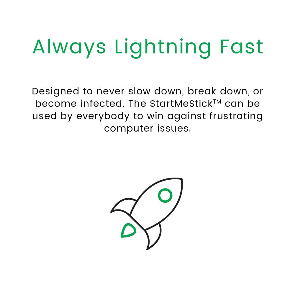 StartMeStick - Revive Your Old PC or Mac with Plug-in Operating System | Unlimited Use for 2 Years | Perfect for Home, Office & Students to Boost Performance