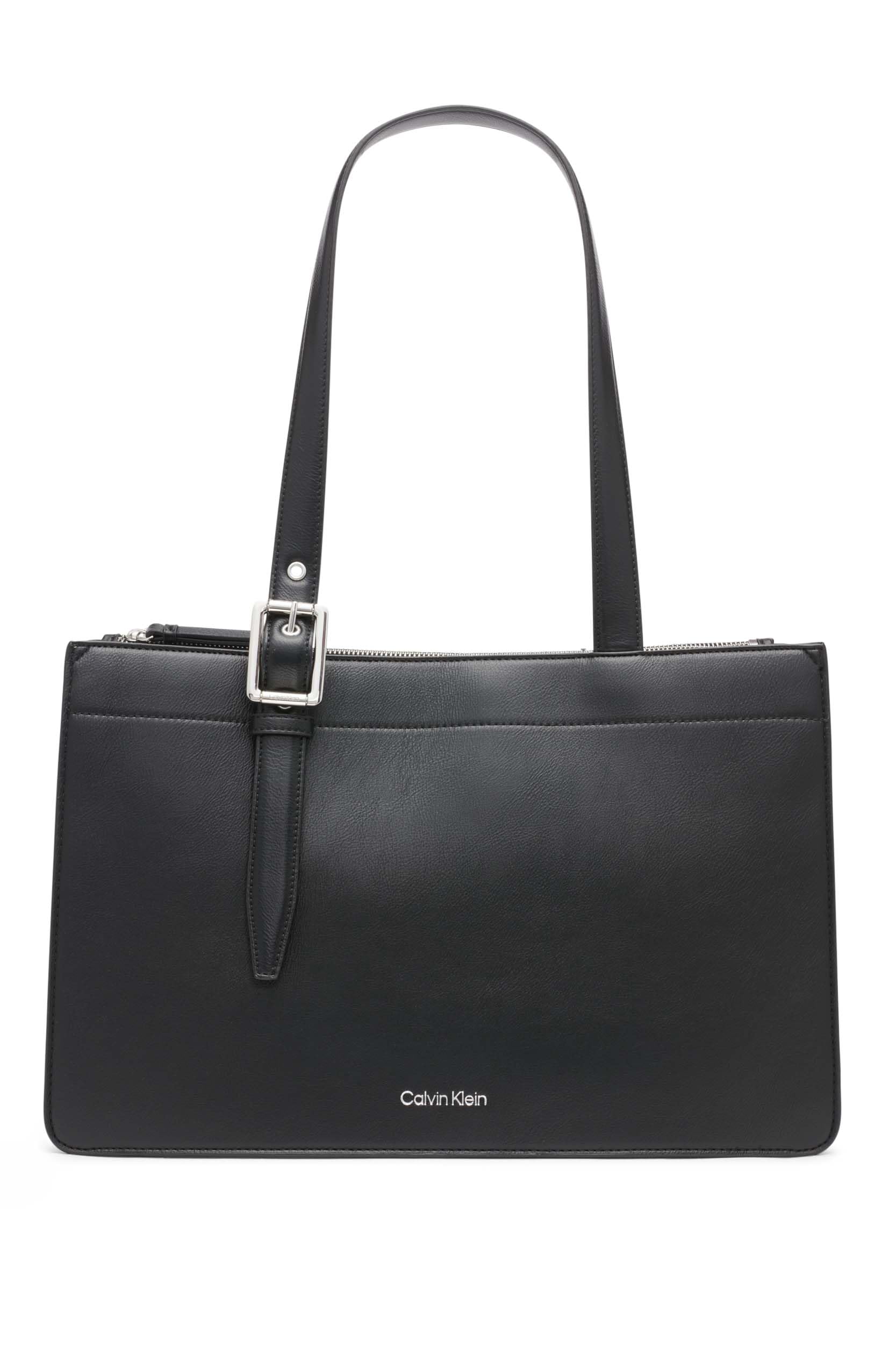 Calvin Klein Havana Novelty Organizational Tote Bag for Women - Stylish Large Capacity Work & Travel Tote - Perfect for Office, Gym, Beach & Weekend Getaways
