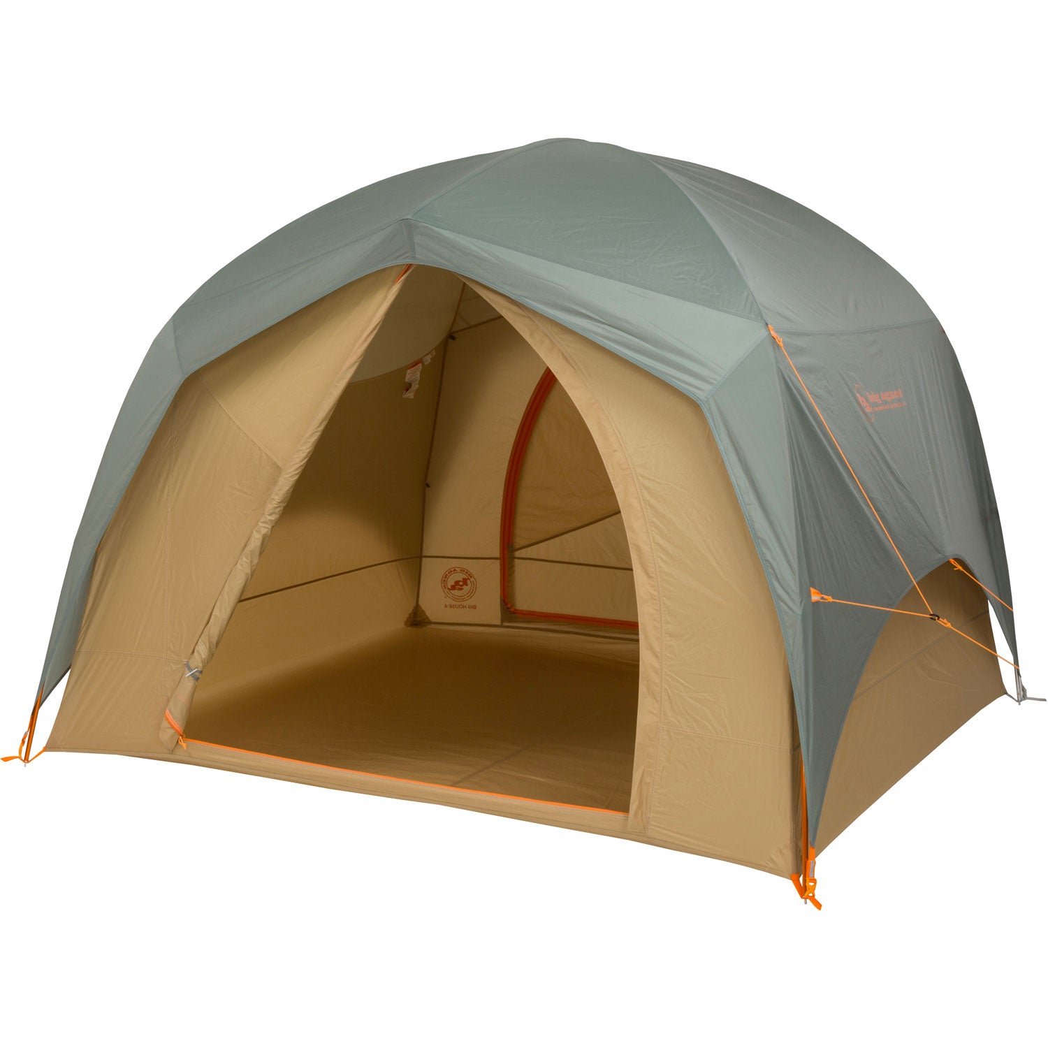 Big Agnes Big House 6 Person Camping Tent - Lightweight Waterproof Family Dome Tent for Outdoor Adventures, Backpacking & Camping Trips