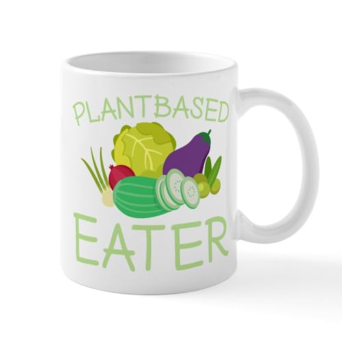 White - Vegetarian Plantbased Eater Vegan Mugs