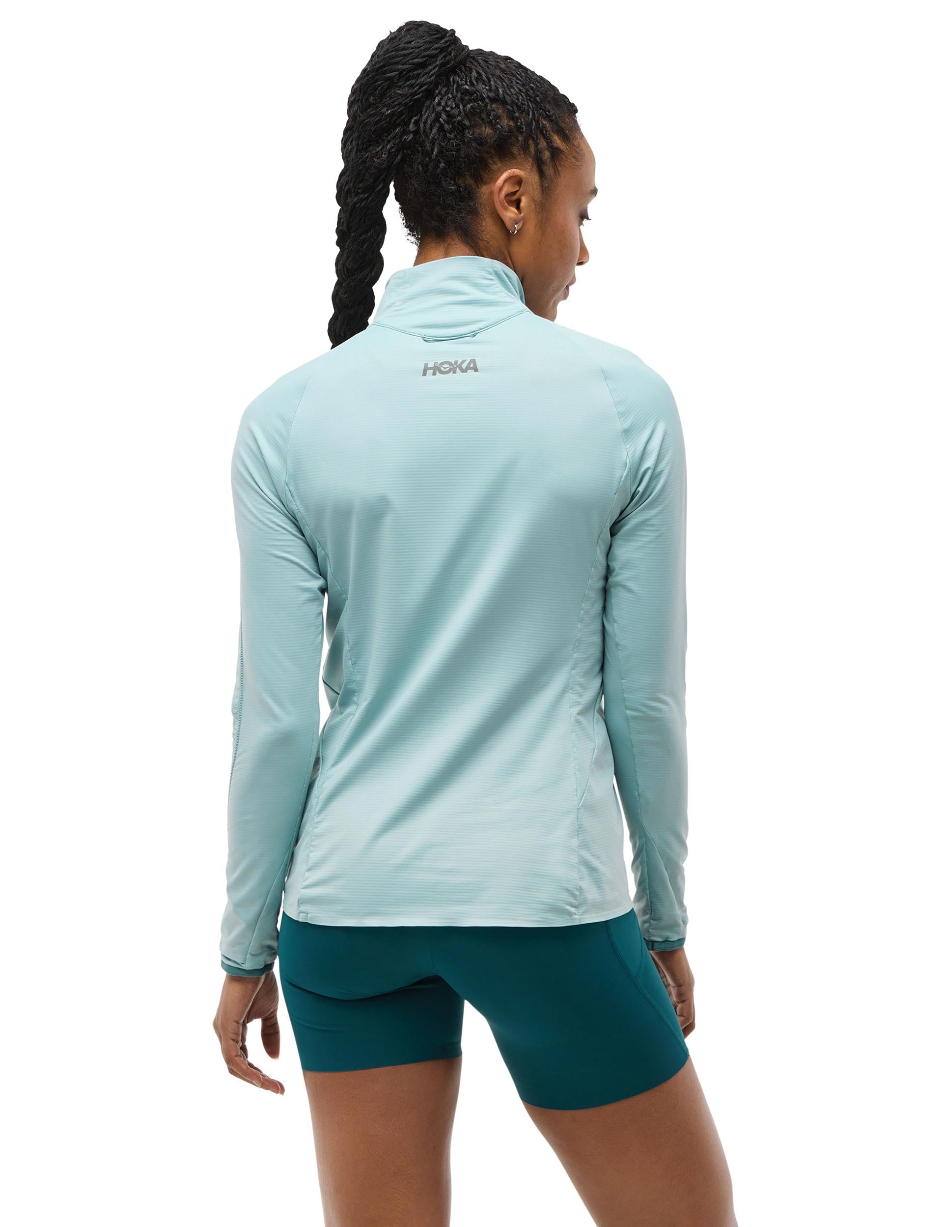 GlideTech Quarter Zip Pullover Sweater with Druzy Crystal Accents - Stylish & Comfortable for Work, Travel & Outdoor Activities