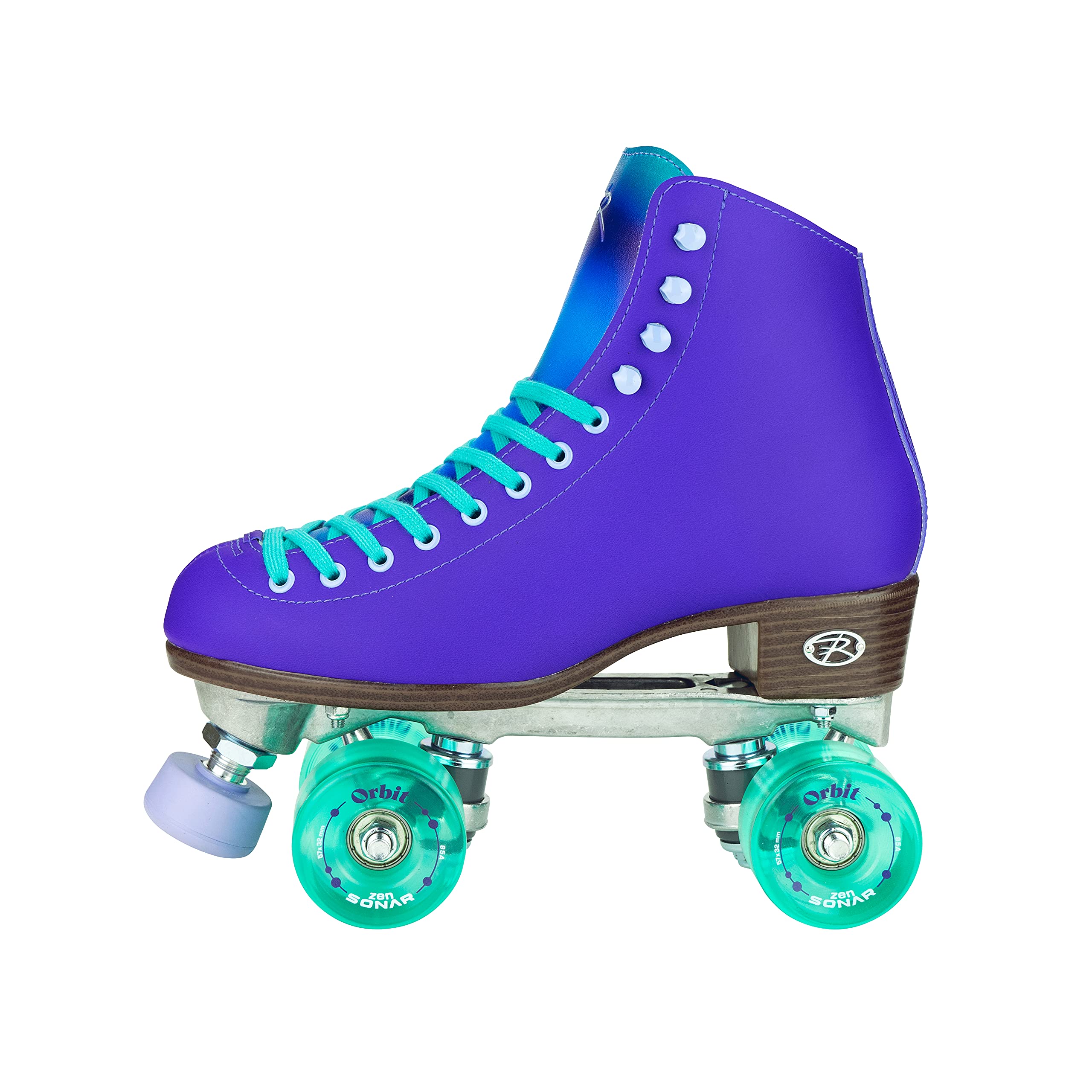 Riedell Orbit Women's Quad Roller Skates for Outdoor & Indoor Use - Comfortable & Durable Roller Skates for Fitness, Rink, Park & Street Skating