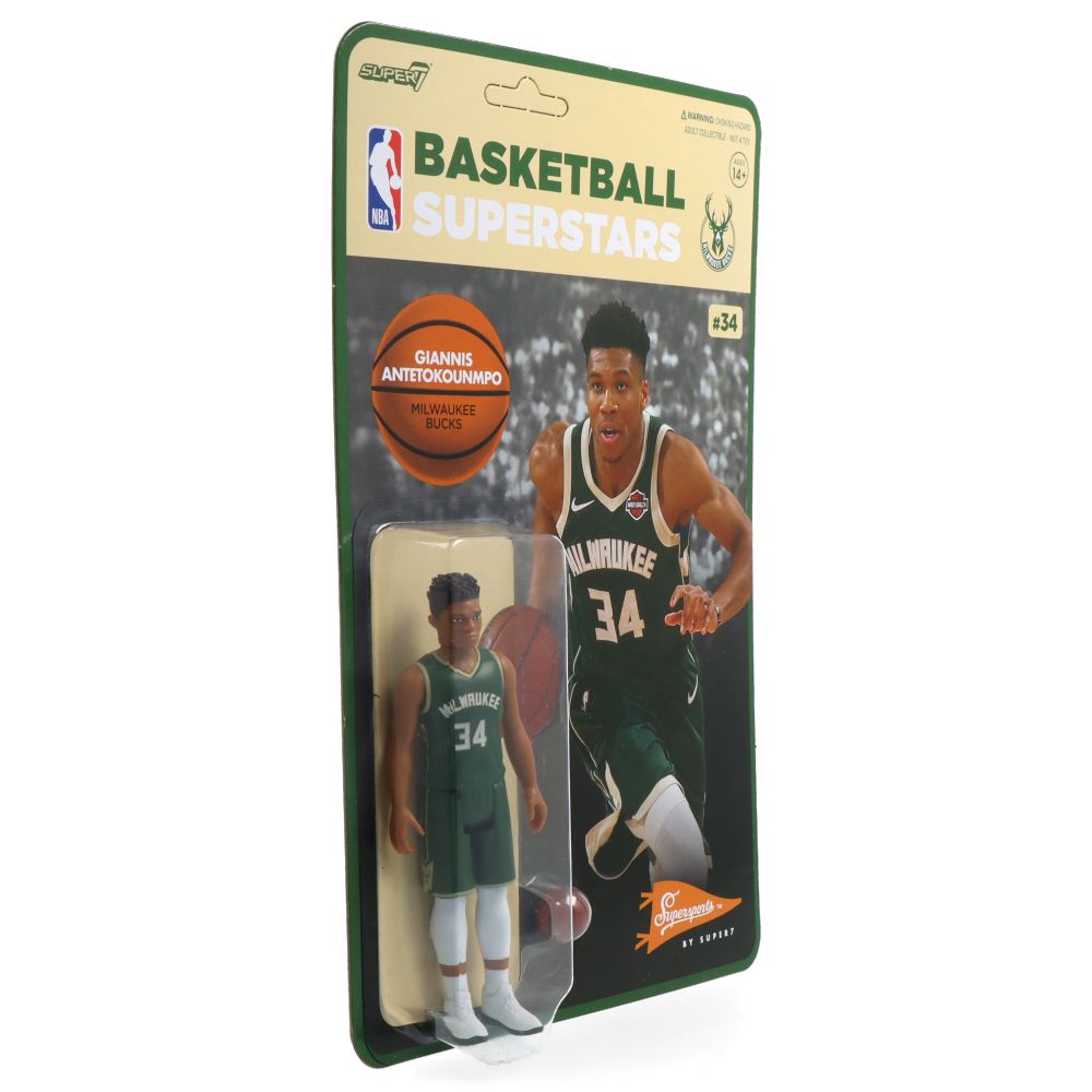 Giannis Antetokounmpo Milwaukee Bucks NBA Action Figure - Collectible Basketball Player Toy for Fans & Gift for Sports Enthusiasts - Perfect for Display, Play & Memorabilia Collection