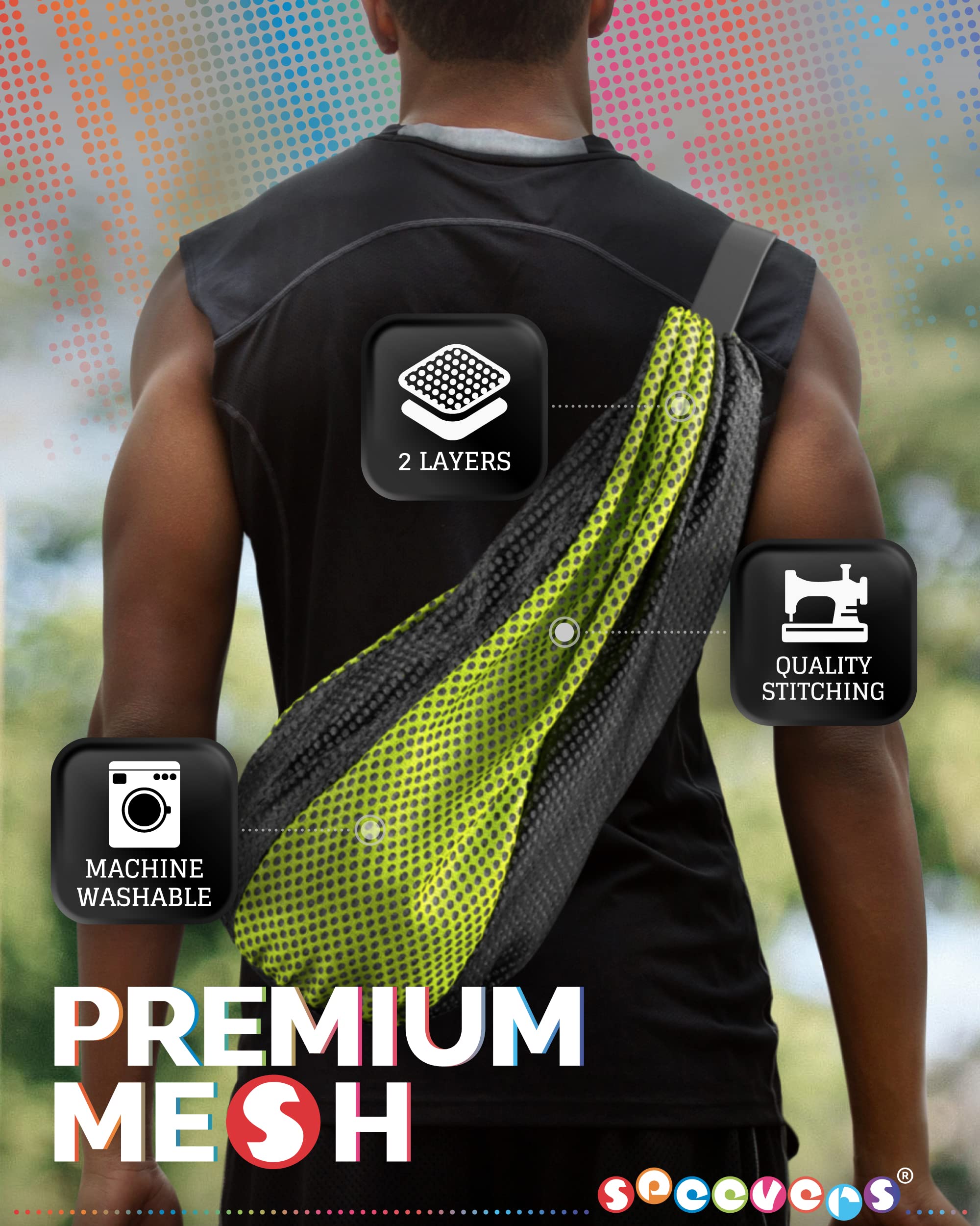 **7 Colorful Mesh Swim Bags for Men & Women - 35L Waterproof Drawstring Backpack with Handle - Perfect for Swimming Gear, Beach Trips & Pool Accessories (Xbag Light - Black/Yellow)**
