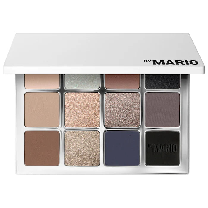 MAKEUP BY MARIO Ethereal Eyes Moonlight Eyeshadow Palette - 12 Highly Pigmented Shades for Day & Night Makeup Looks | Perfect for Bridal, Party & Special Occasion Makeup