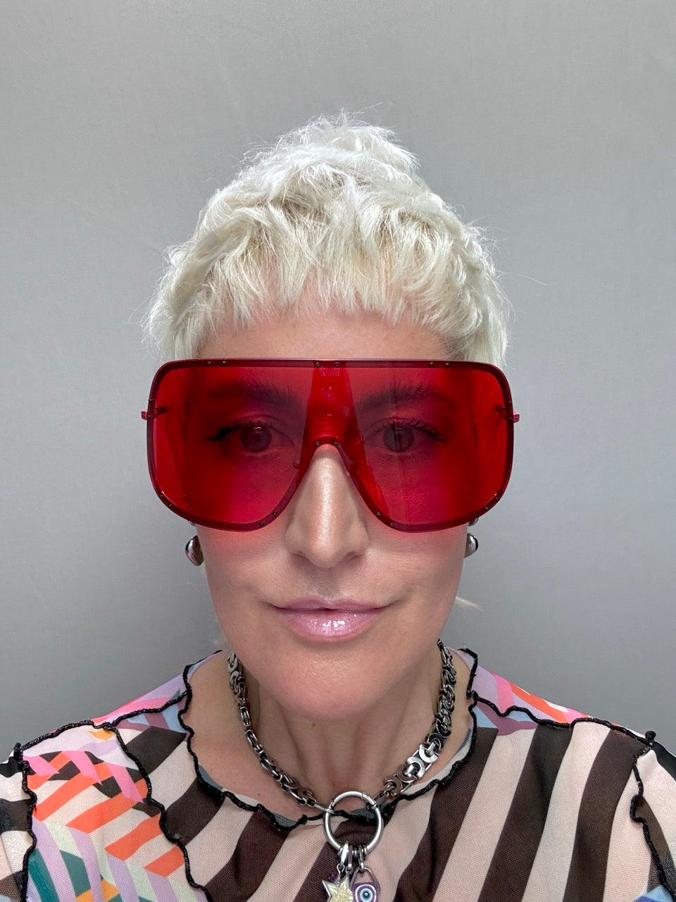 Ksubi Tyrell Trippie Red Light Sunglasses - Stylish UV Protection Shades for Men & Women - Perfect for Outdoor Activities, Beach, Driving & Fashion