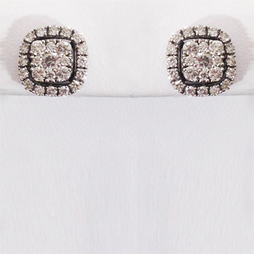 14K White Gold Diamond Stud Earrings for Women - Elegant & Timeless Jewelry Gift for Weddings, Anniversaries & Special Occasions