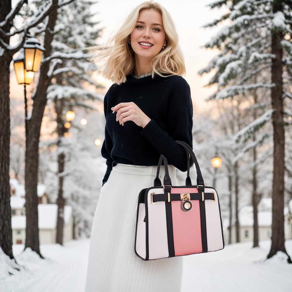 Stylish Women's Handbag Set - Shoulder Bag & Top Handle Satchel Tote with Matching Wallet (2-Piece) | Perfect for Work, Travel, and Everyday Use