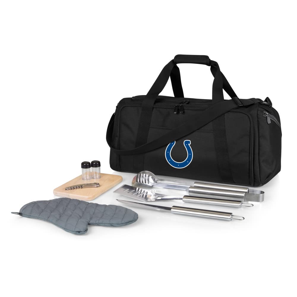 NFL BBQ Kit & Cooler Tote Set with Grill Tools and Picnic Accessories - Perfect for Tailgating, Camping, and Outdoor Parties