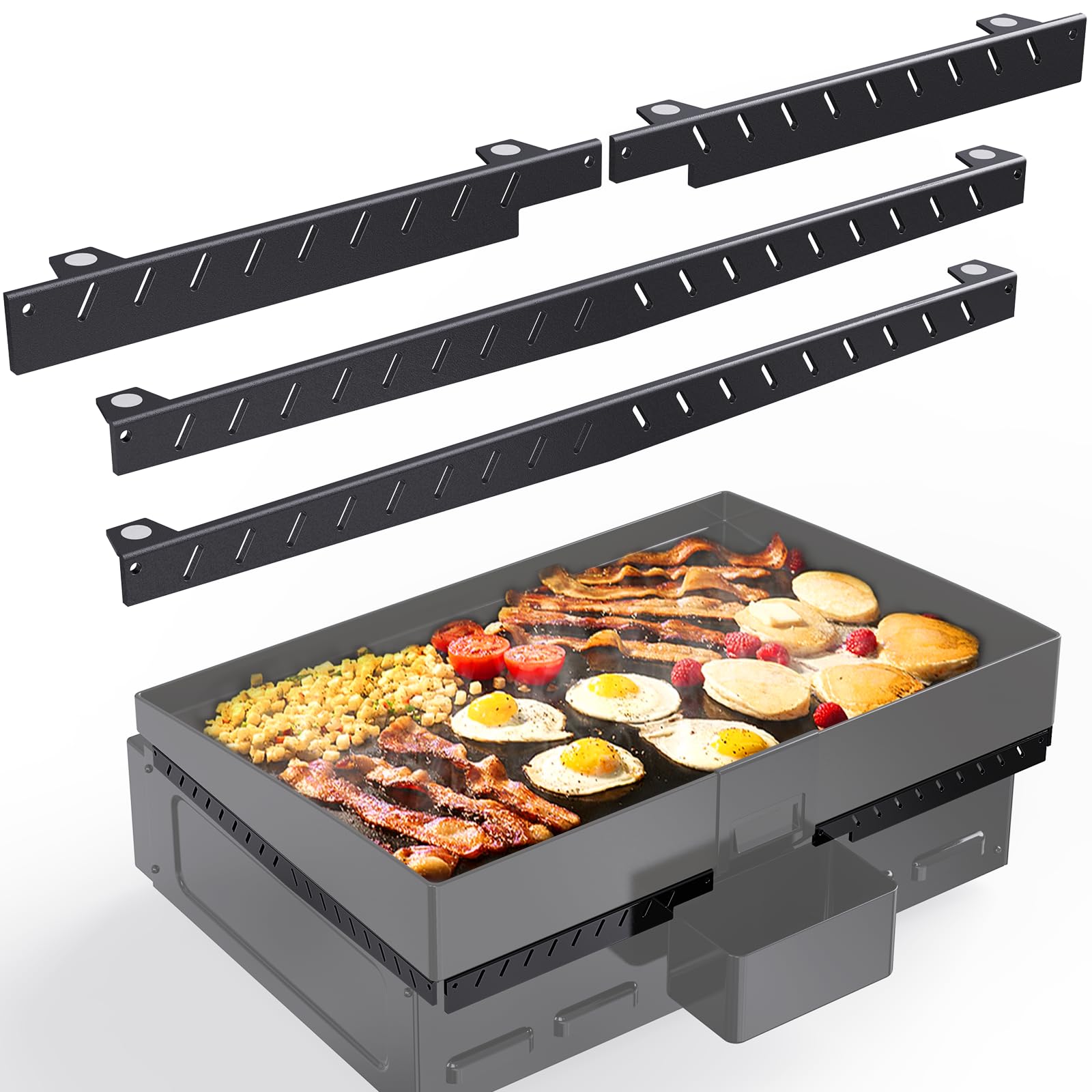 Upgraded Magnetic Stainless Steel Wind Guard for Blackstone 22