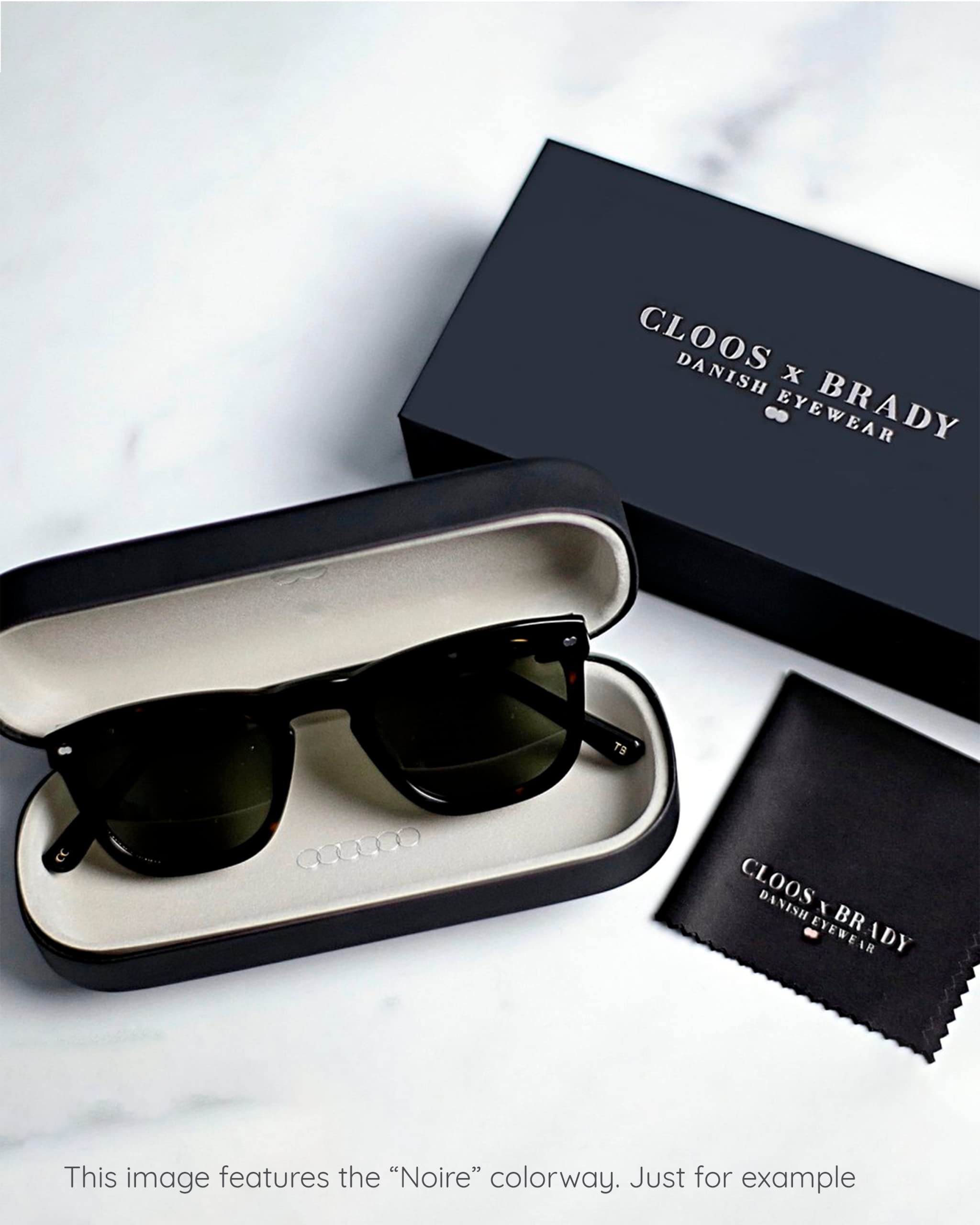 Christopher Cloos x Brady Original Polarized Sunglasses - UV Protection, Classic Style for Men & Women - Perfect for Driving, Beach, and Outdoor Activities