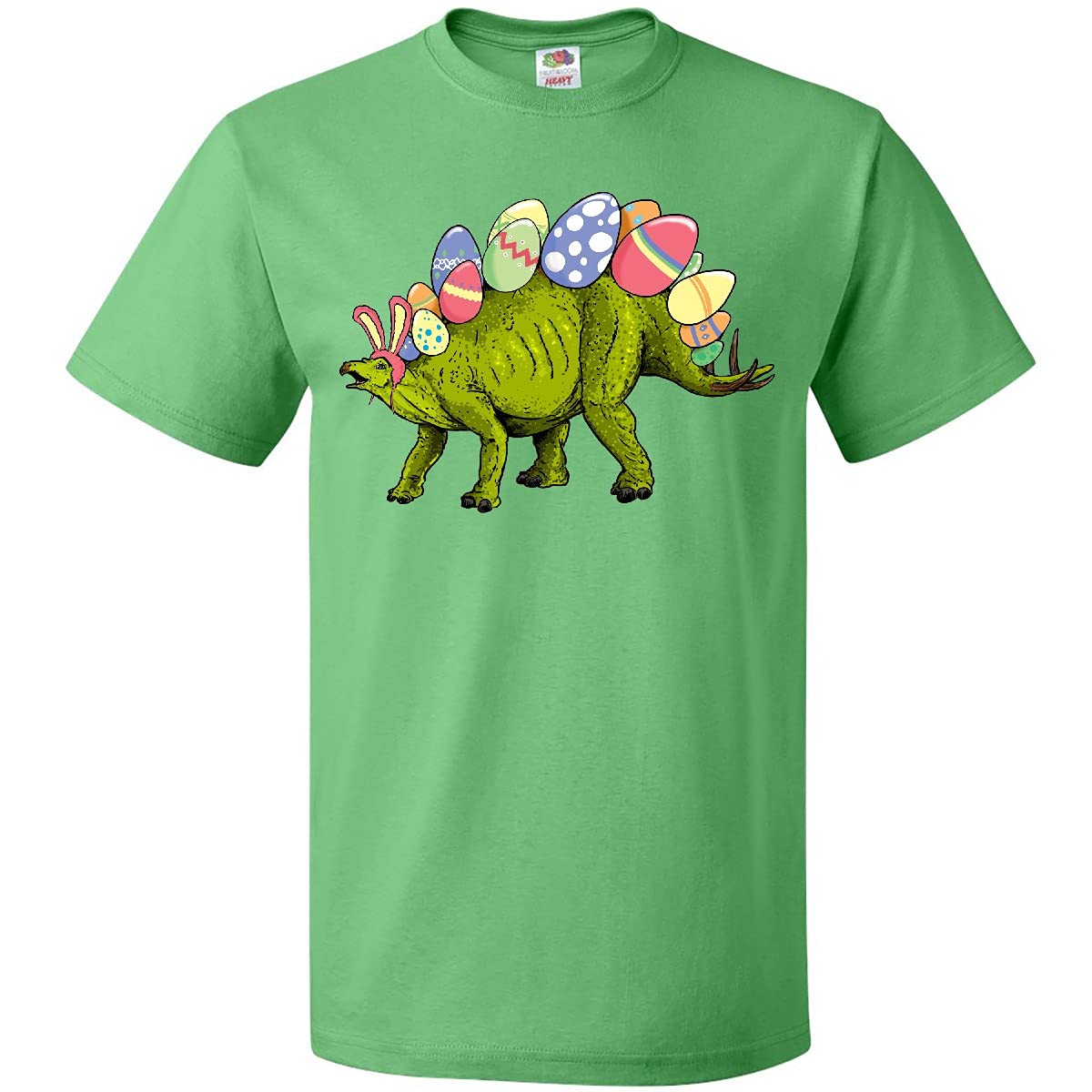Easter Bunny Stegosaurus T-Shirt with Eggs - Fun Holiday Gift