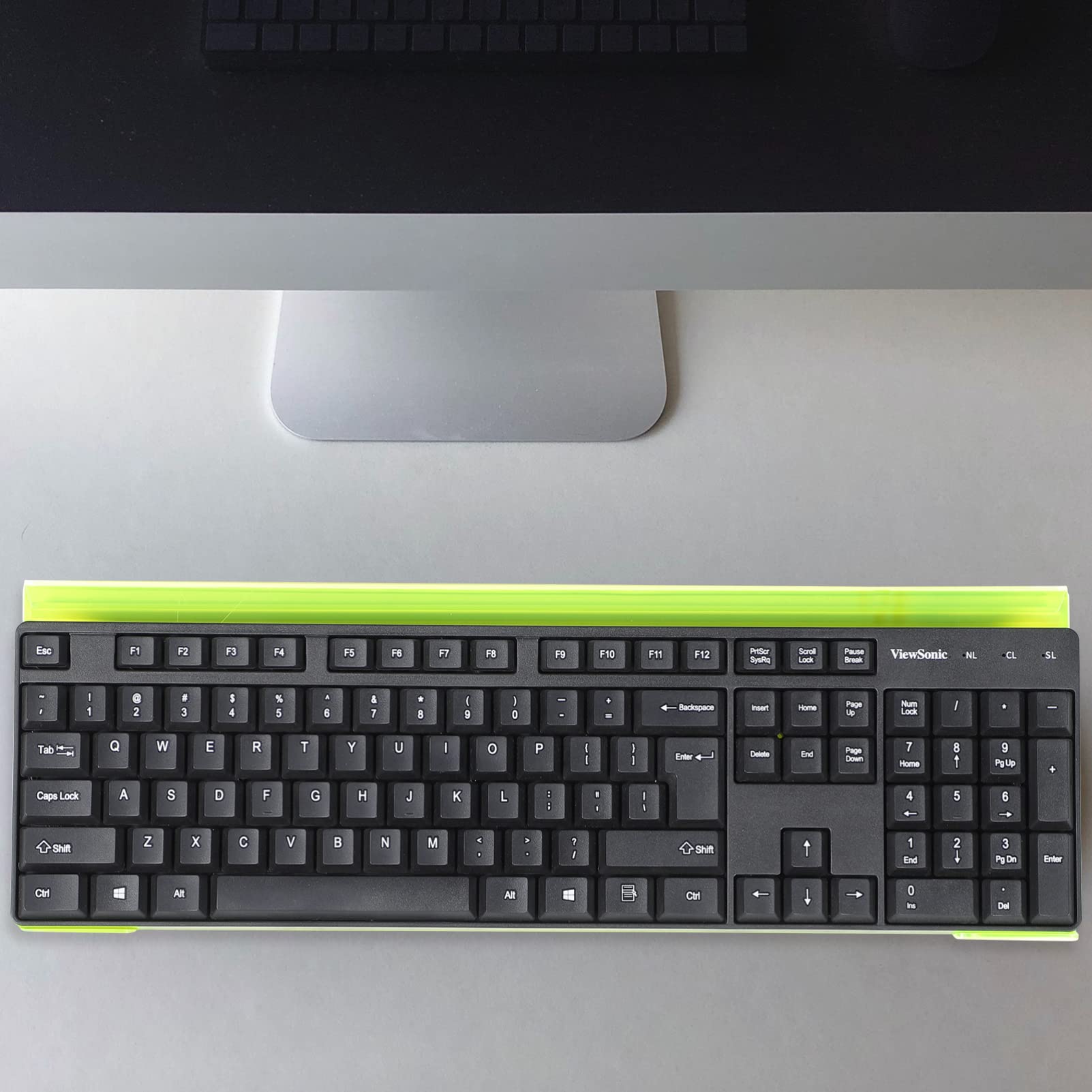 Ergonomic Keyboard Stand for Desk - Adjustable Computer Keyboard Riser with Non-Slip Base for Comfortable Typing | Perfect for Office Workstations, Gaming Setups & Home Desks