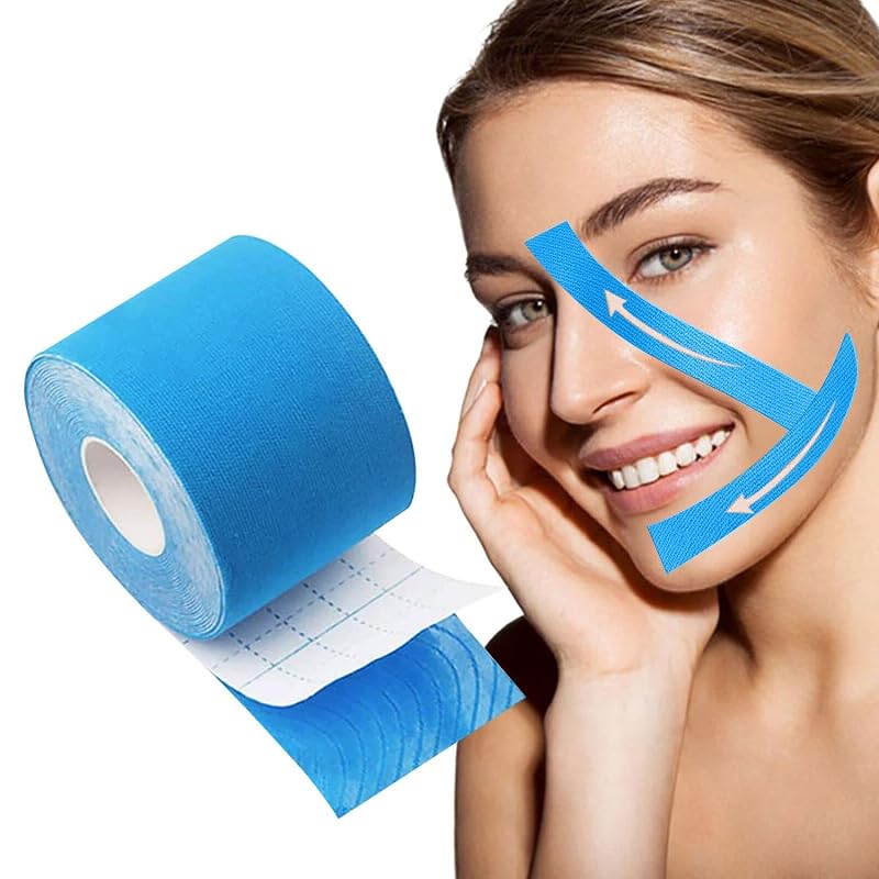 Shyam Enterprise Meenira Anti-Wrinkle Face Lifting Tape - Tightening Bands for Women's Face, Eyes & Neck - 1PC - Instant Wrinkle Reduction & Skin Firming - Perfect for Daily Skincare & Special Occasions