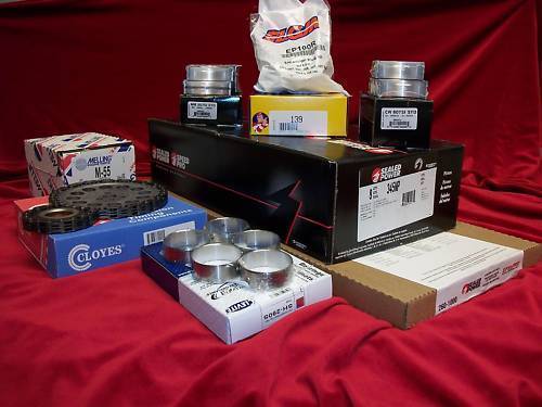 Cadillac 500 Engine Rebuild Kit - Pistons, Rings, Timing Chain, Oil Pump, Bearings & Gaskets - Compatible with 1970-1973 Models - Perfect for Classic Car Restoration & Performance Upgrades