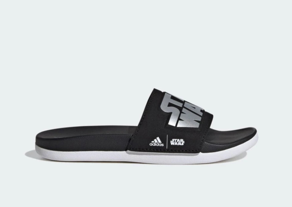 Star Wars Kids' Adilette Comfort Slides - Lightweight & Cushioned Sandals for Boys & Girls - Perfect for Pool, Beach, and Summer Playtime