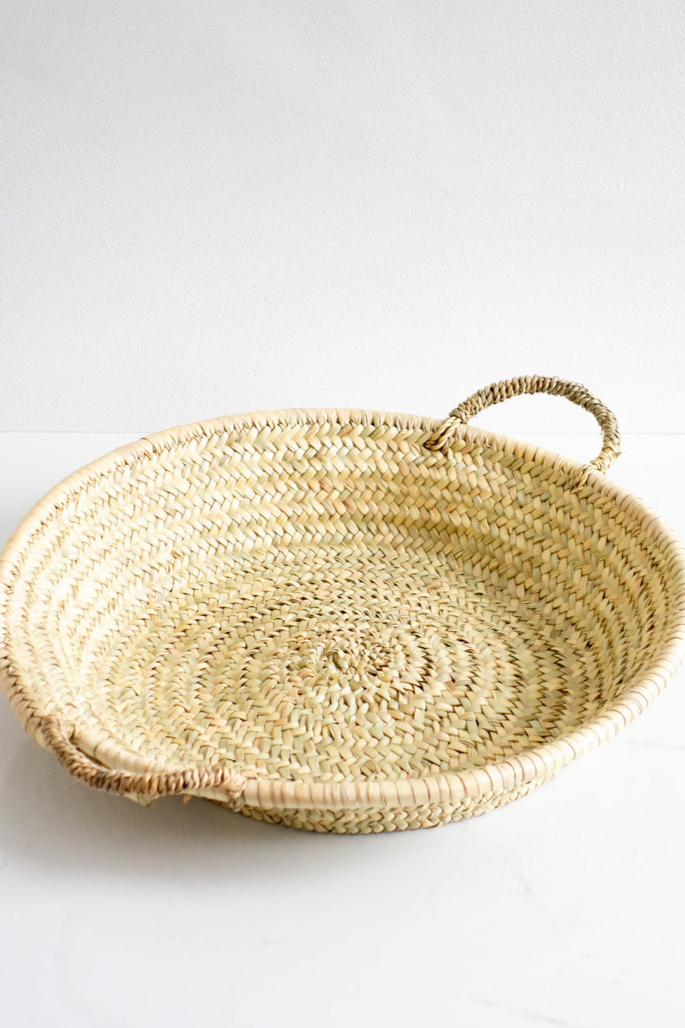 Handwoven Moroccan Decorative Plate - Authentic Berber Style Serving Tray for Home Decor, Dining & Gift Giving