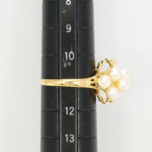 18K Yellow Gold Pearl Ring for Women - Elegant & Timeless Jewelry Gift for Wedding, Anniversary & Special Occasions