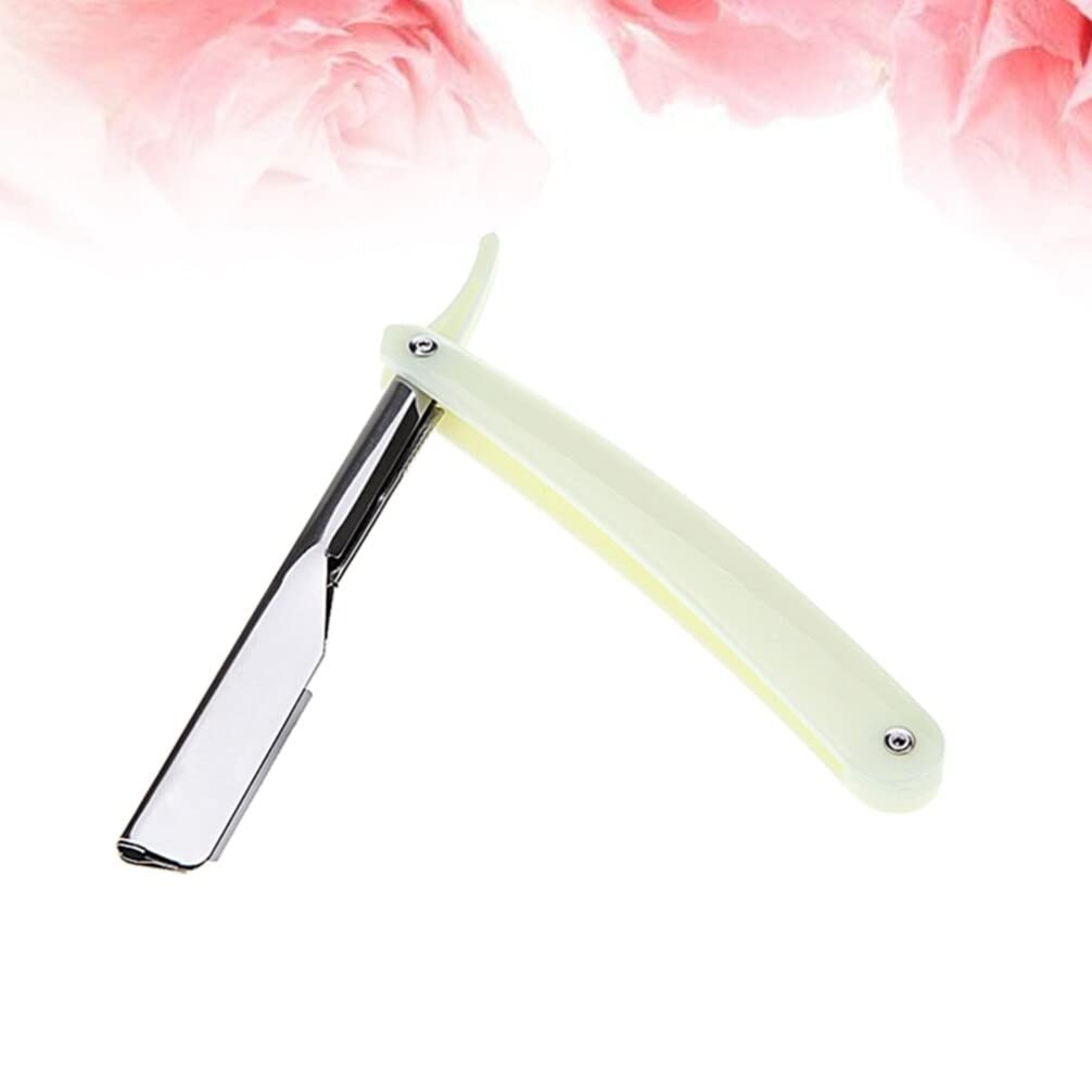 Premium 2-Piece Barber Straight Razor Holder Set - Stainless Steel Shaving Blade Stand for Old Fashioned Manual Razors (Blades Not Included) - Perfect for Barbershops, Grooming Kits & Classic Shaving Enthusiasts
