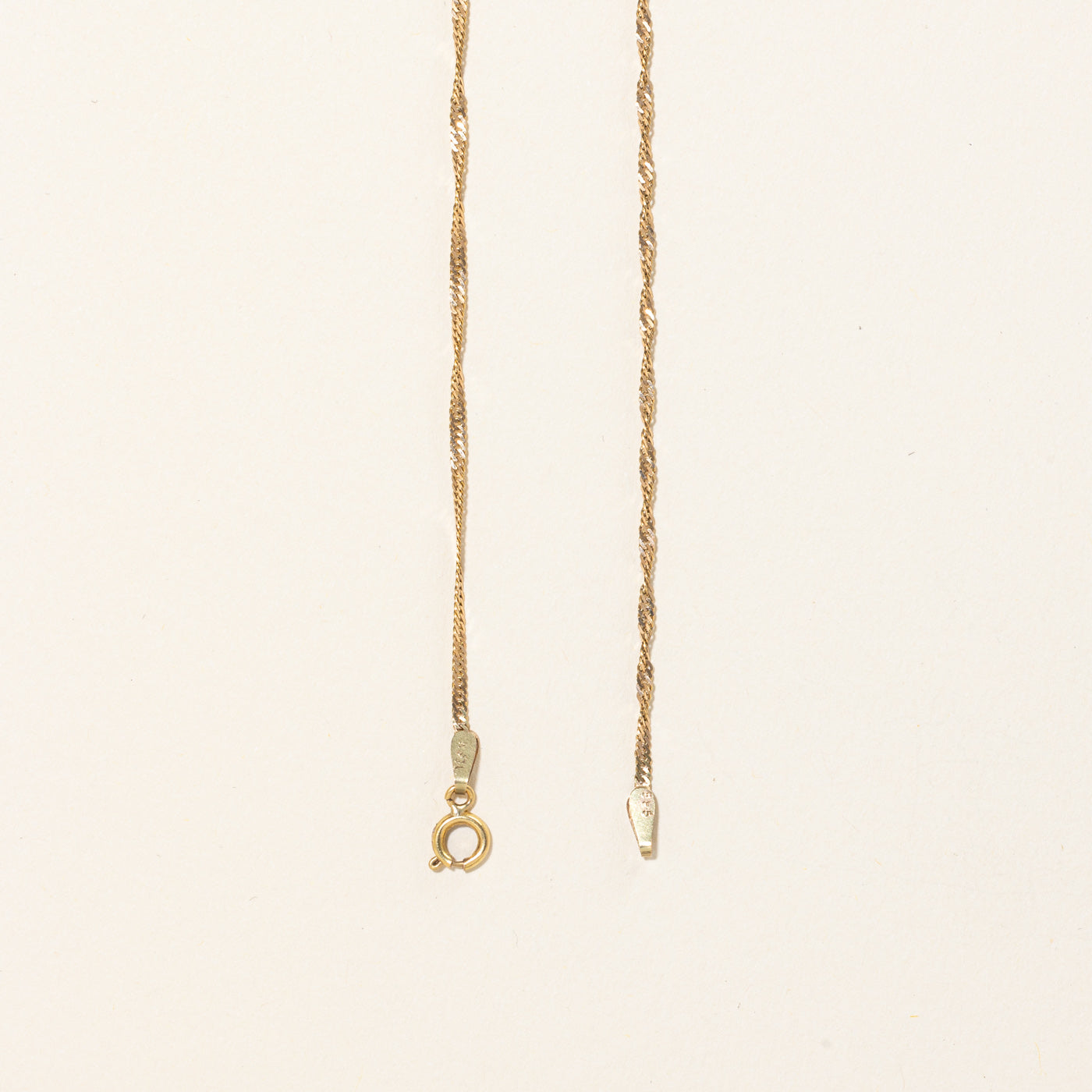 14K Yellow Gold Rope Chain Necklace - 18 Inch Solid Gold Rope Chain for Men & Women | Perfect for Layering, Gift Giving & Everyday Wear