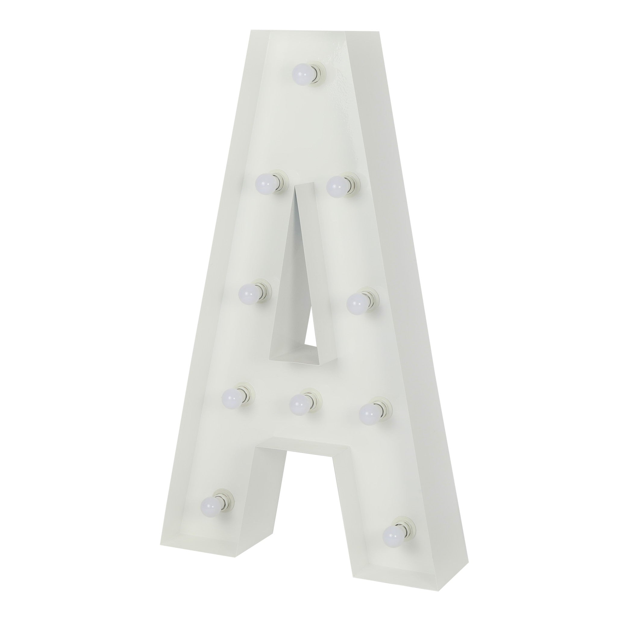 4ft Tall LED Marquee Letter A - Customizable Light Up Alphabet Sign for Home Decor, Wedding, Party & Events - Perfect for Wall Decor, Photo Backdrops & Celebrations